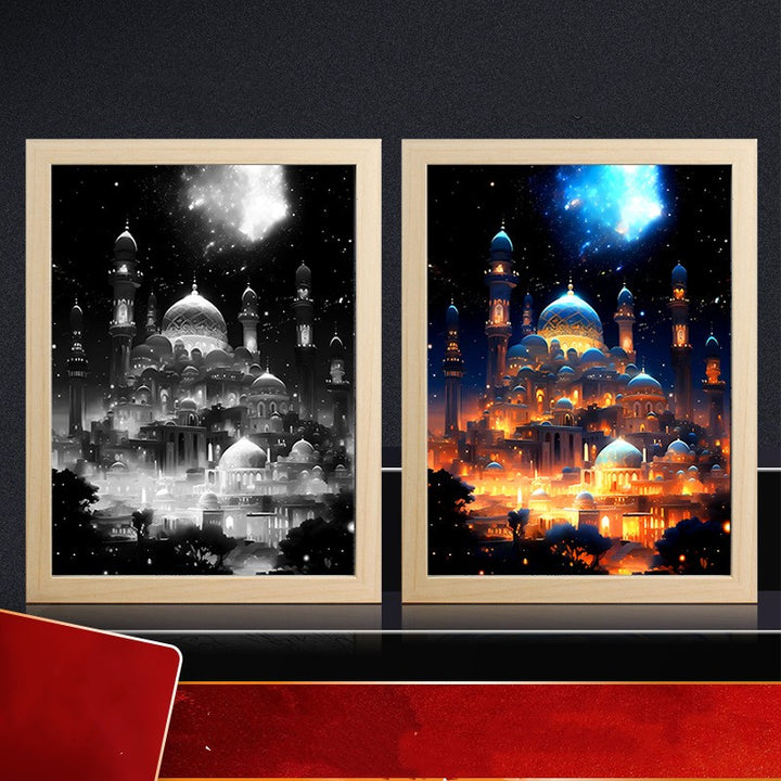 Muslim Bedroom Bedside Ambience Light Decorative Painting