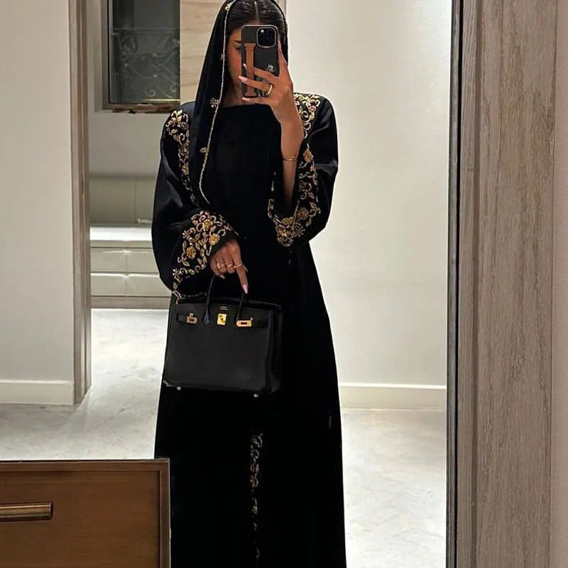 Female Creative Casual Muslim Cross-border Ethnic Style Robe