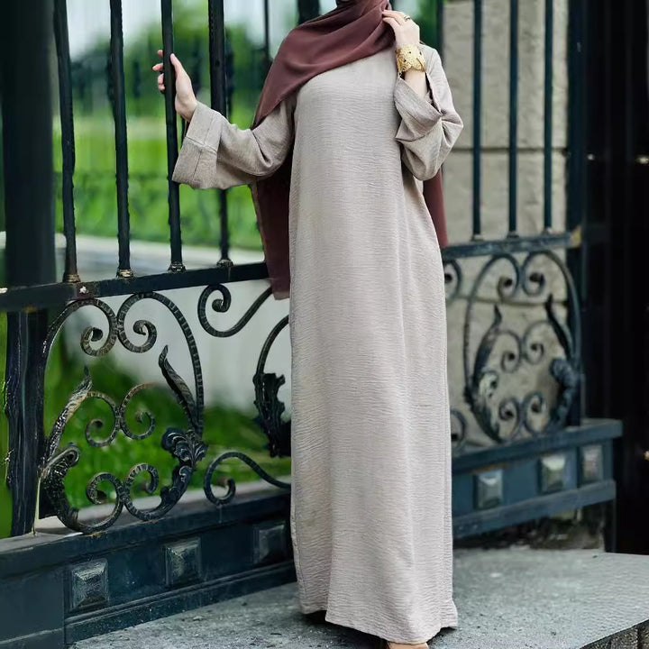 Muslim Female Dubai Turkey Fallwinter Dress